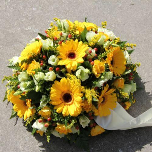 mazzo di fiori per funerale a padova